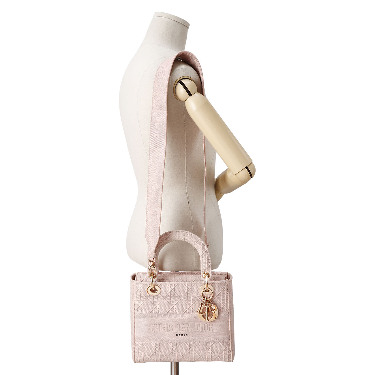 CHRISTIAN DIOR(USED)크리스찬 디올 LADY D-LITE 미디엄 백